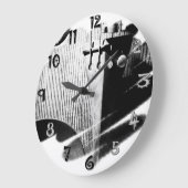 Funky Violin Wall Clock Grote Klok (Hoek)