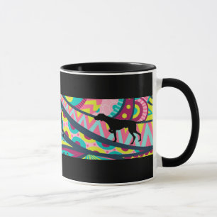 Funky Vizsla Coffee Time Mok