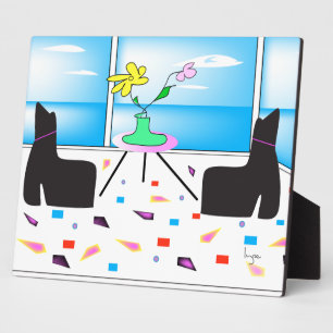 Funky Whimsical Colorful Miami, Graphic Fotoplaat