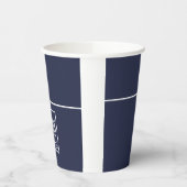 Funky White Plane Airplane Pilot Aviation Papieren Bekers (Links)