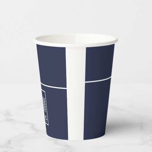 Funky White Plane Airplane Pilot Aviation Papieren Bekers (Links)