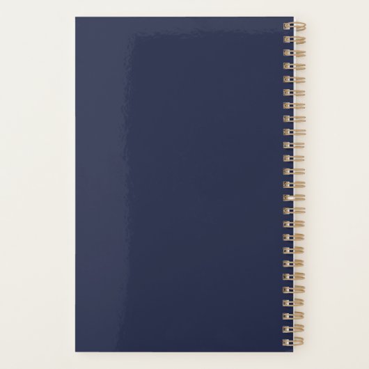 Funky White Plane Airplane Pilot Aviation Planner (Achterkant)