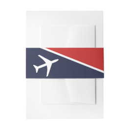 Funky White Plane Airplane Pilot Aviation Uitnodigingen Wikkel