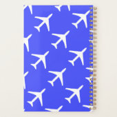 Funky White Plane Avion Pilote (Dos)