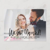 Funky Writing EDITABLE COLOR Wedding Announding
