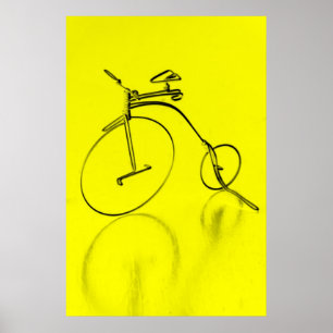 Funky yello-Poster Poster