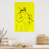 Funky yello-Poster Poster (Keuken)