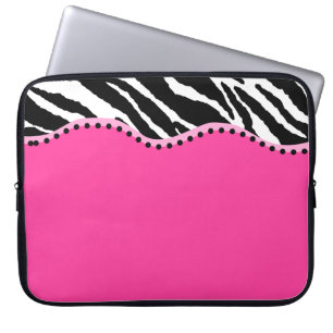 Funky Zebra-laptophoes Laptop Sleeve