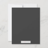 Funky Zebra Sweet 16 Invitation de fête d'annivers (Dos)