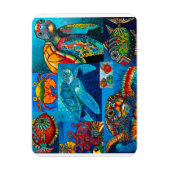 Funky Zee Critters Collage Magnet Magneet (Verticaal)