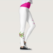 Funky Zombie Attack! Zombie geript Leggings (Rechts)