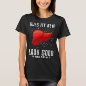 Funn My New Liver Liver Transplant T-shirt (Voorkant)