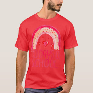 Funny 100 dagen schooltuin voor regenboogkunst t-shirt