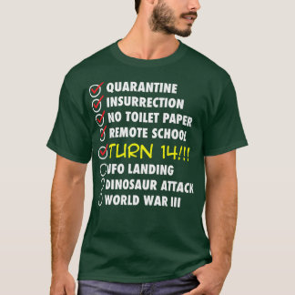 Funny 14th Birthday in 2022, geboren in 2008 Premi T-shirt