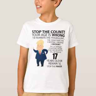 Funny 17th Year Birthday Cadeau Happy Birth year T-shirt