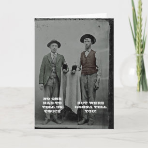 FUNNY 1870'S TINTYPE DIE JONGE MANNEN DRINK KAART