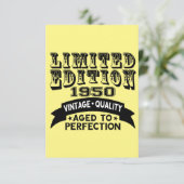 Funny 1950 Birthday Card Limited Edition Bedankkaart (Staand voorkant)