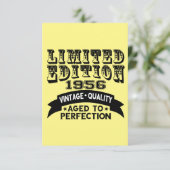 Funny 1956 Birthday Kaart Limited Edition (Staand voorkant)