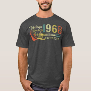 Funny 1968 verjaardagscadeau voor mannen Guitar Lo T-shirt