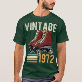 Funny  1972 Roller Schaats 50th Birthday 50Y T-shirt