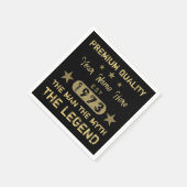 Funny 1973 Birthday Man Myth Legend Servet (Hoek)