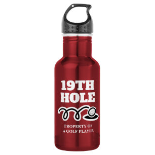 Funny 19th hole waterfles cadeau voor golfspeler waterfles 