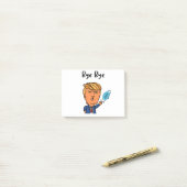 Funny 2020 kerstman Masker Dag Dag Post-it® Notes (Op bureau)