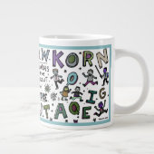 Funny 20oz Mug: Know Won Worns Ewe Extra Grote Beker (Rechts)