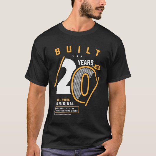 Funny 20th Birthday 20 Years old T-shirt (Voorkant)