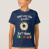 Funny 2e graad Afstuderen Donut Afstuderen T-shirt (Voorkant)