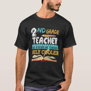 Funny 2e klas leraar terug naar schotel-cadeaus t-shirt