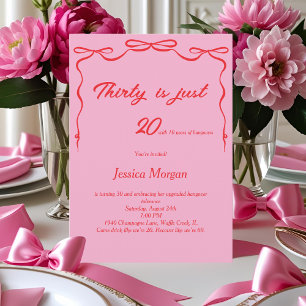 Funny 30e édition imprimable Invitation d'annivers