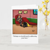 Funny 30e joyeuse carte de voeux d'anniversaire (Fleur jaune)