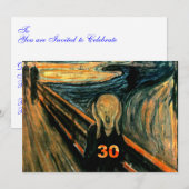 Funny 30th Birthday Party Invitations Kaart (Voorkant / Achterkant)