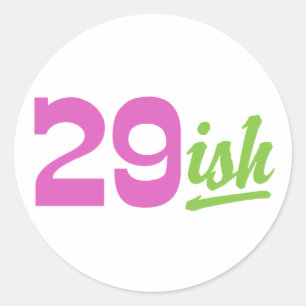 Funny 30th Birthday Ronde Sticker