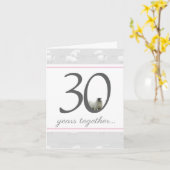Funny 30th Pearl Mariage Anniversaire carte de mou (Fleur jaune)