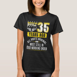 Funny 35th Birthday B-Day Gift Gezegde 35 Year T-shirt