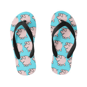 Funny 3 Cartoon Varken Kies Kleur Kinder Tik Vlok Teenslippers