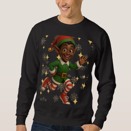 Funny 3D Cartoon Ugly Christmas Sweatshirt (Devant)
