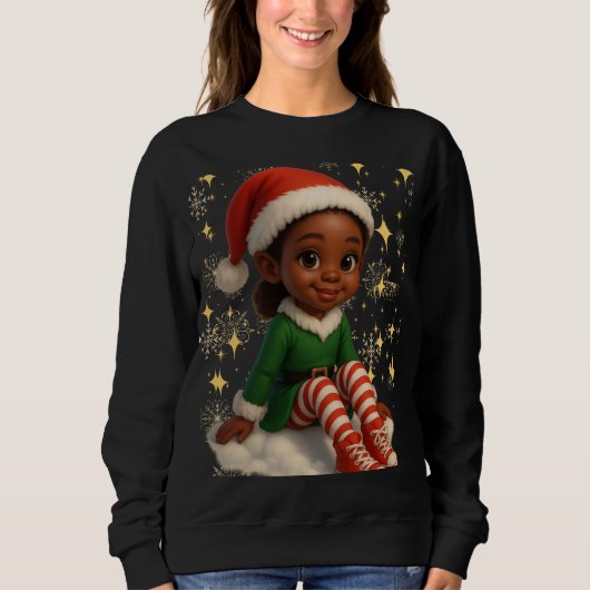 Funny 3D Cartoon Ugly Christmas Sweatshirt  (Devant)