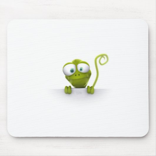funny-3d-gekko muismat (Voorkant)