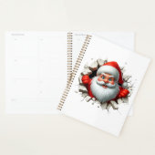 Funny 3D Santa Claus Christmas Holiday Design (Devant avec enveloppe)