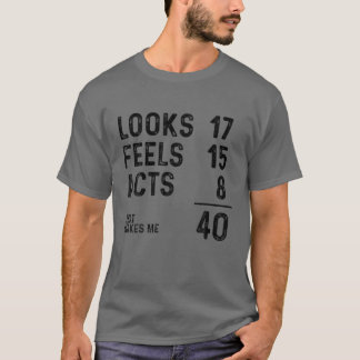 Funny 40 jaar oud 40e verjaardag, geboren in 1982 t-shirt