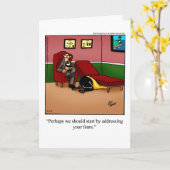 Funny 40e Bonne carte de voeux d'anniversaire (Fleur jaune)