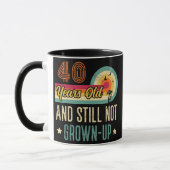 Funny 40th Birthday  40 Years Old Mok (Links)