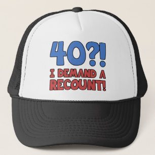 Funny 40th Birthday Gag Gift Trucker Pet