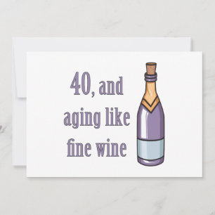 Funny 40th Birthday Gift Ideas Kaart