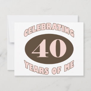 Funny 40th Birthday Gifts Kaart