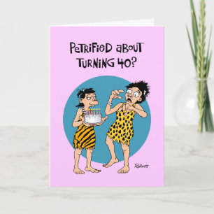 Funny 40th Birthday Kaart