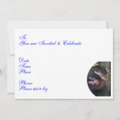 Funny 40th Birthday Party Invitations Kaart (Achterkant)